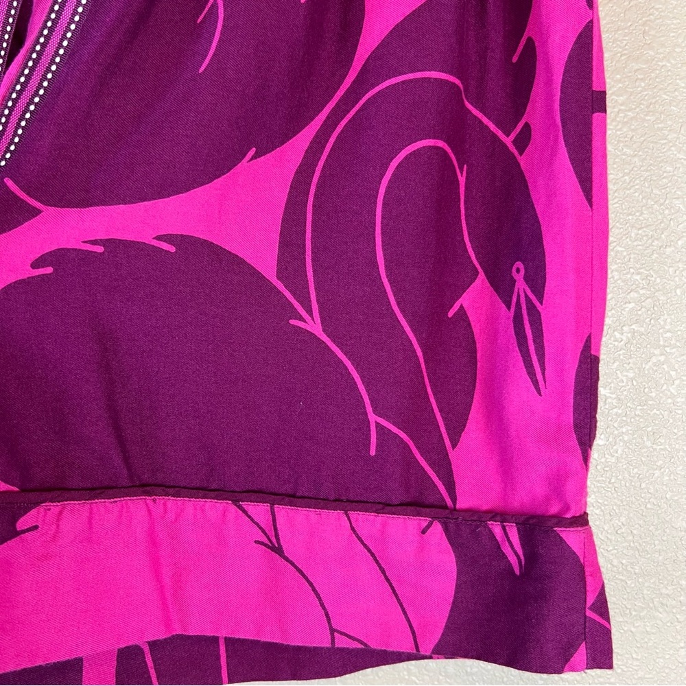 Cecilia Pettersson for Anthropologie purple swan shorts - Picture 9 of 12